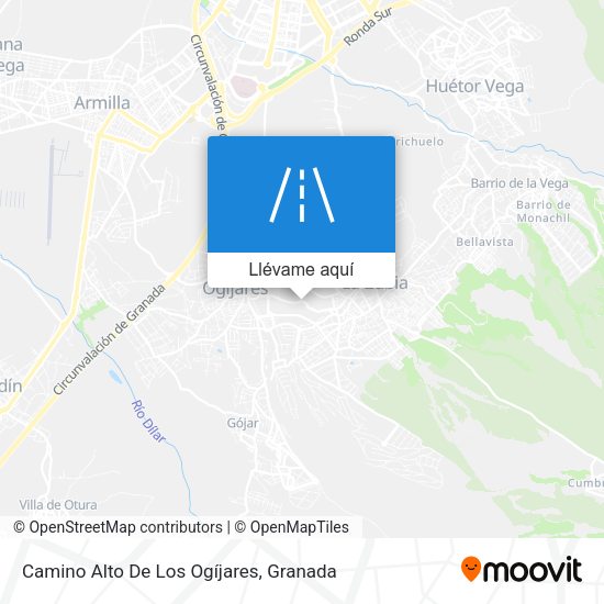 Mapa Camino Alto De Los Ogíjares