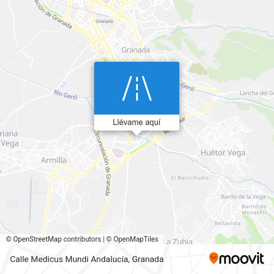 Mapa Calle Medicus Mundi Andalucía