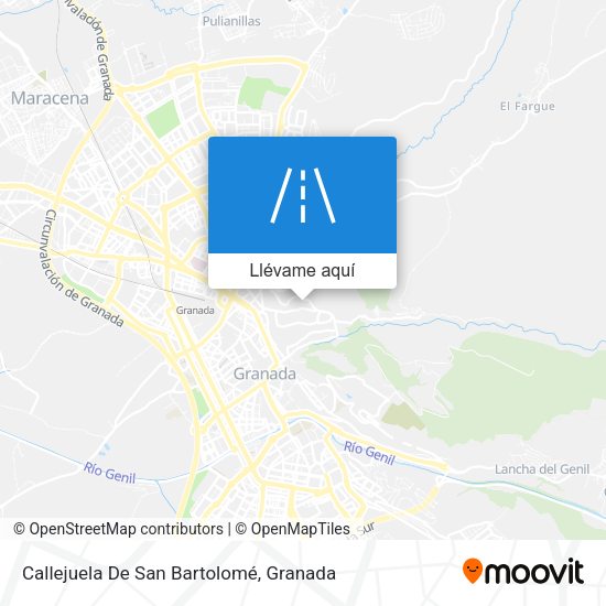 Mapa Callejuela De San Bartolomé