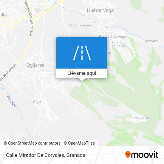 Mapa Calle Mirador De Corvales