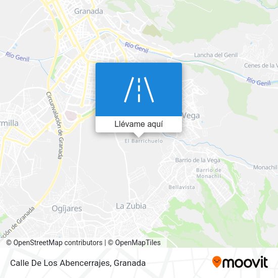 Mapa Calle De Los Abencerrajes