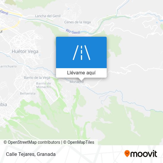 Mapa Calle Tejares