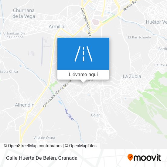 Mapa Calle Huerta De Belén
