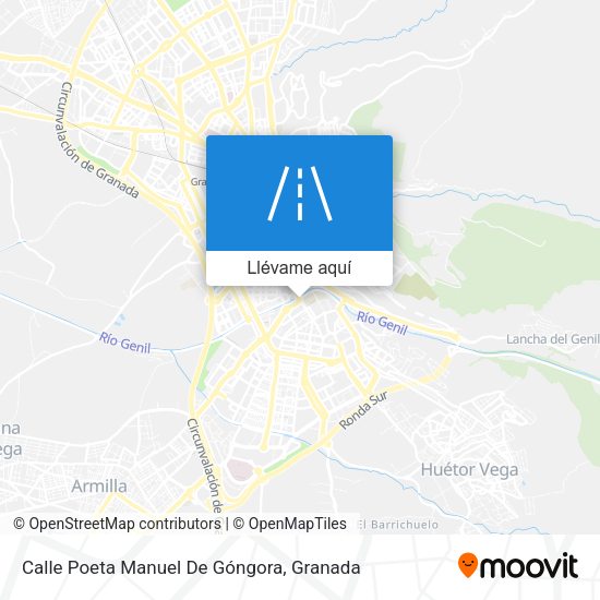 Mapa Calle Poeta Manuel De Góngora
