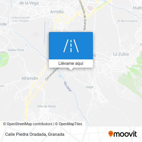 Mapa Calle Piedra Oradada