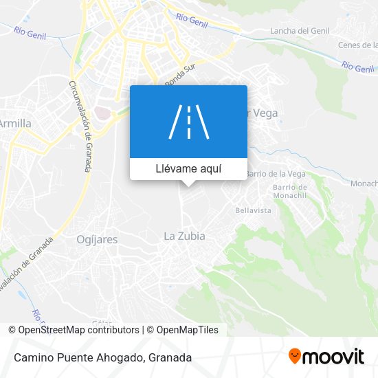 Mapa Camino Puente Ahogado