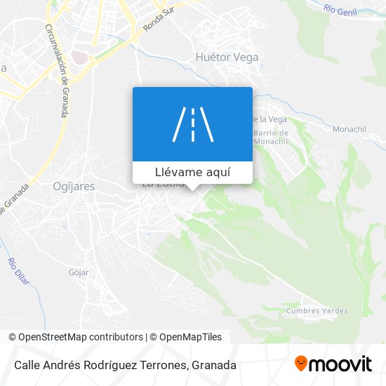 Mapa Calle Andrés Rodríguez Terrones