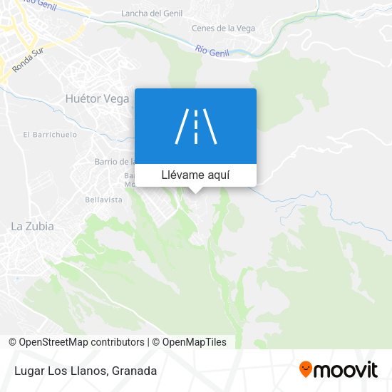 Mapa Lugar Los Llanos