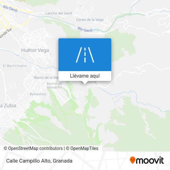 Mapa Calle Campillo Alto