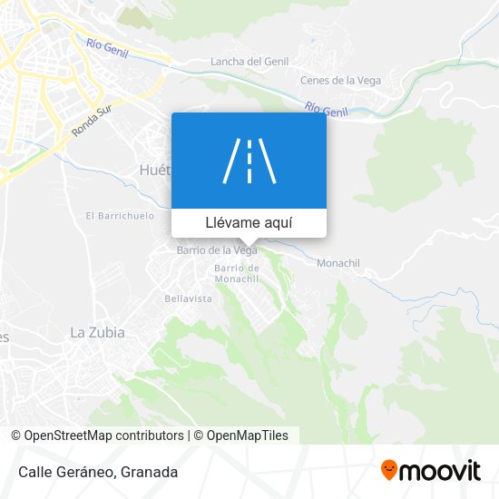 Mapa Calle Geráneo