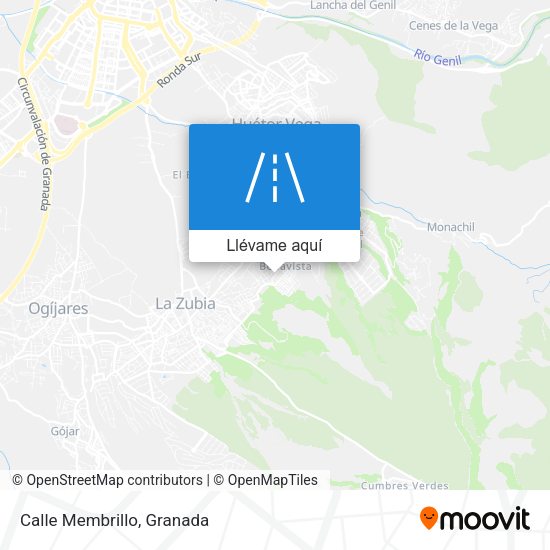Mapa Calle Membrillo