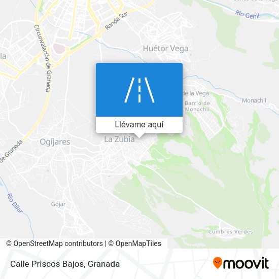 Mapa Calle Priscos Bajos