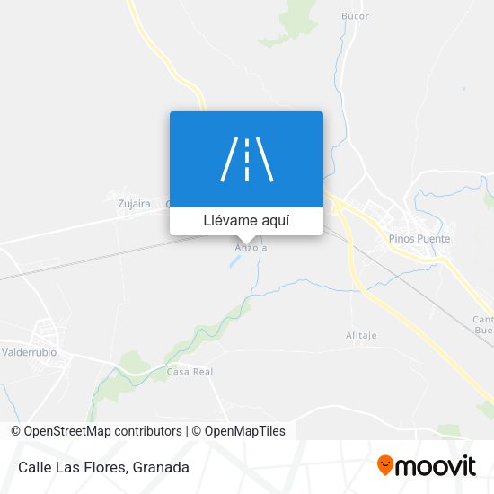 Mapa Calle Las Flores