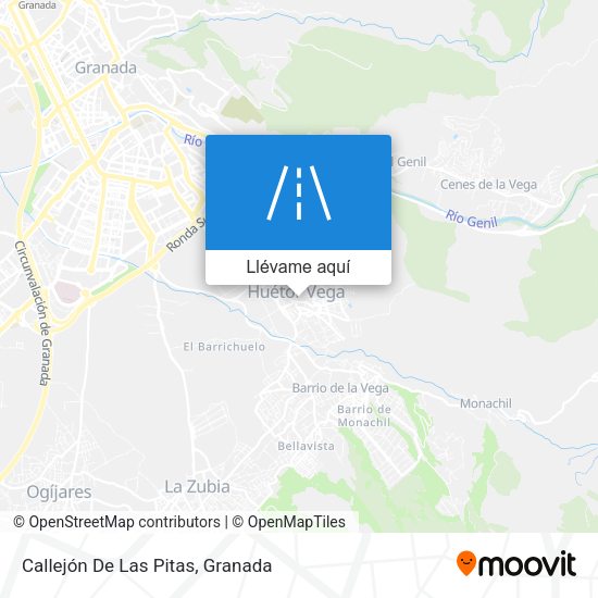 Mapa Callejón De Las Pitas