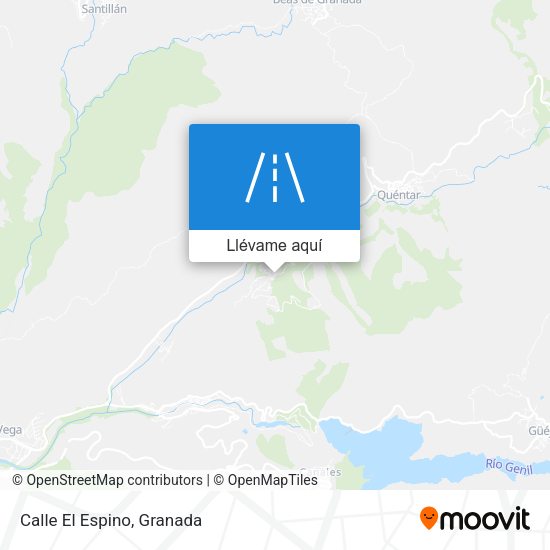 Mapa Calle El Espino
