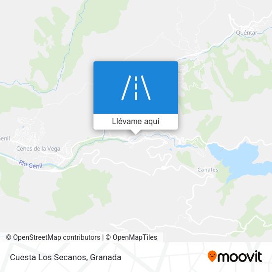 Mapa Cuesta Los Secanos