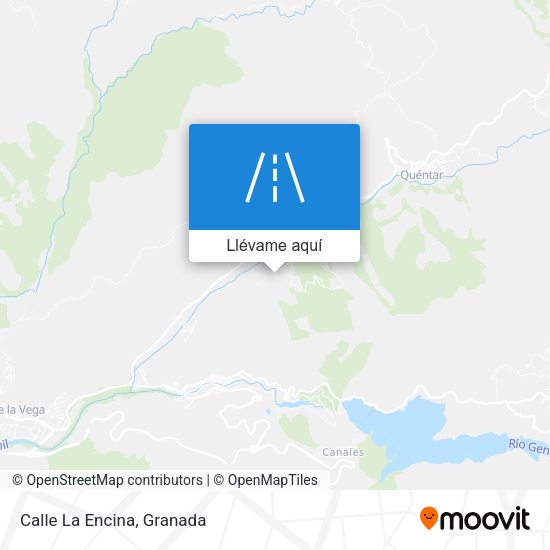 Mapa Calle La Encina