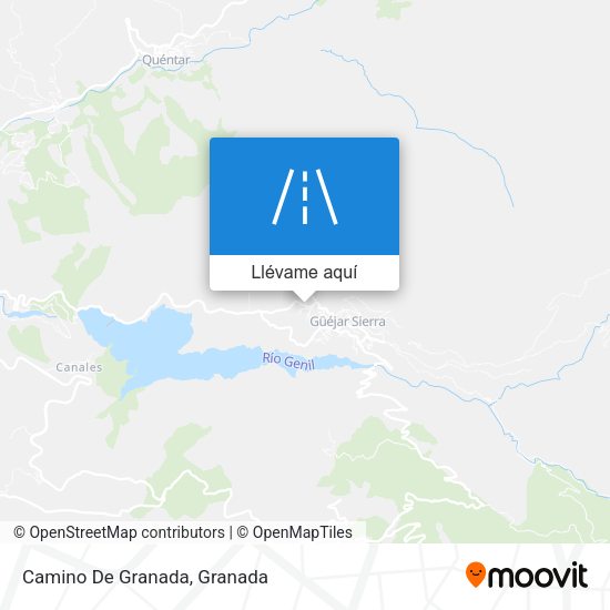 Mapa Camino De Granada