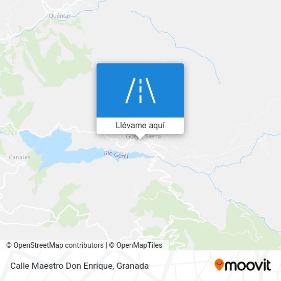 Mapa Calle Maestro Don Enrique