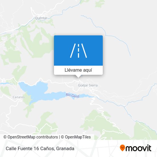 Mapa Calle Fuente 16 Caños
