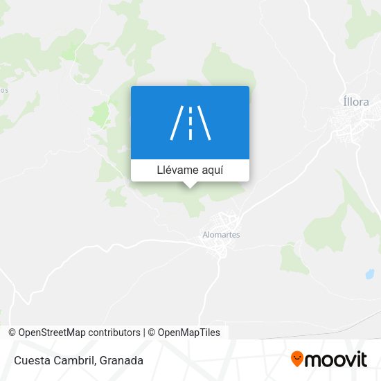 Mapa Cuesta Cambril