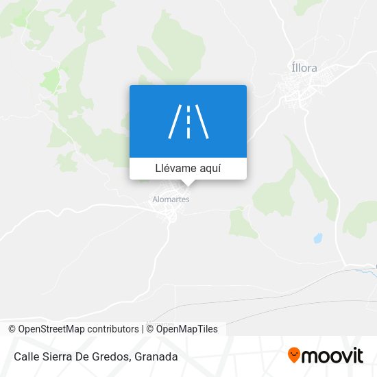 Mapa Calle Sierra De Gredos