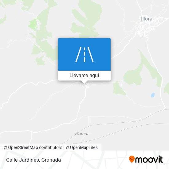 Mapa Calle Jardines