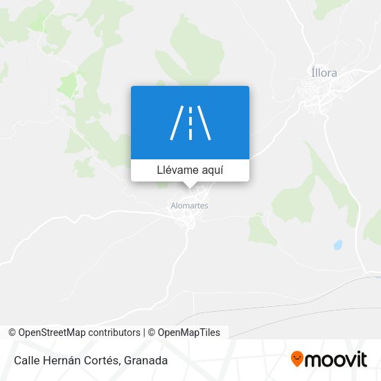 Mapa Calle Hernán Cortés
