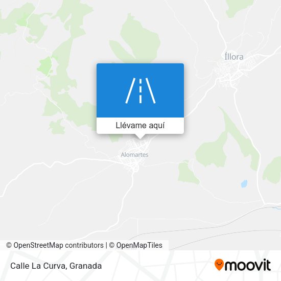 Mapa Calle La Curva
