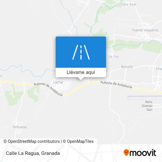 Mapa Calle La Ragua