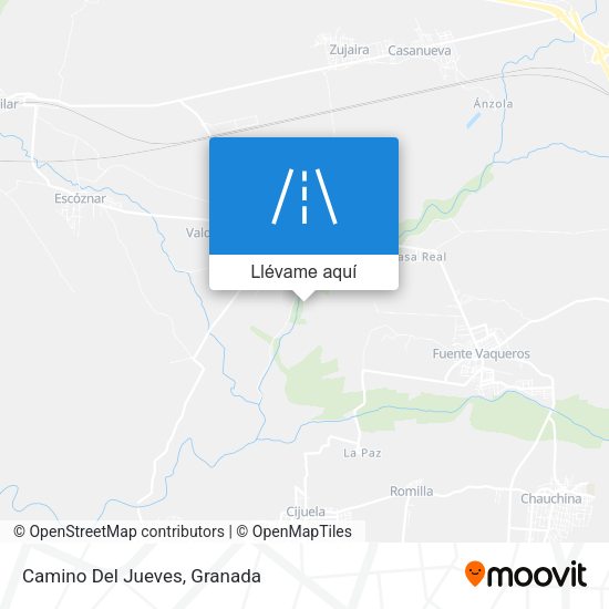Mapa Camino Del Jueves