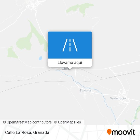 Mapa Calle La Rosa