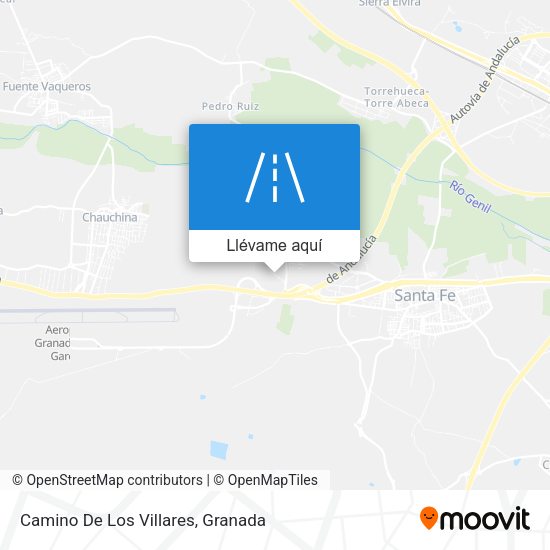 Mapa Camino De Los Villares