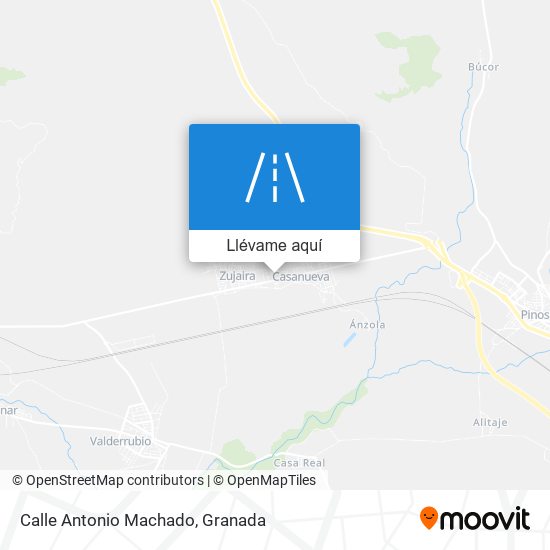 Mapa Calle Antonio Machado