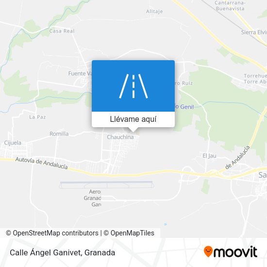 Mapa Calle Ángel Ganivet