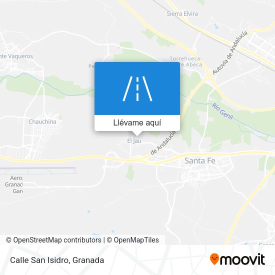 Mapa Calle San Isidro