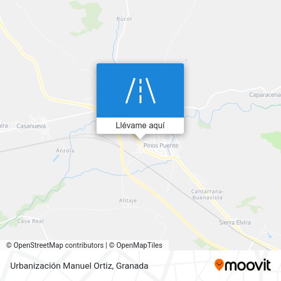 Mapa Urbanización Manuel Ortiz