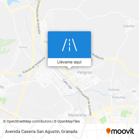 Mapa Avenida Casería San Agustín