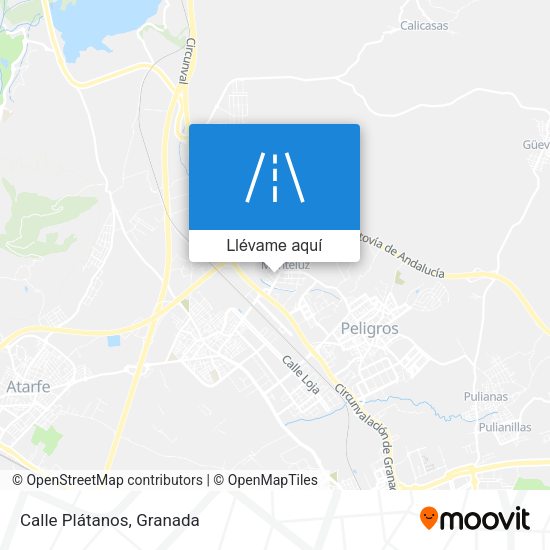 Mapa Calle Plátanos