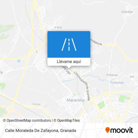 Mapa Calle Moraleda De Zafayona