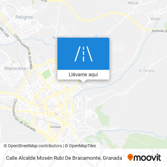 Mapa Calle Alcalde Mosén Rubí De Bracamonte