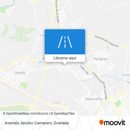 Mapa Avenida Jacobo Camarero