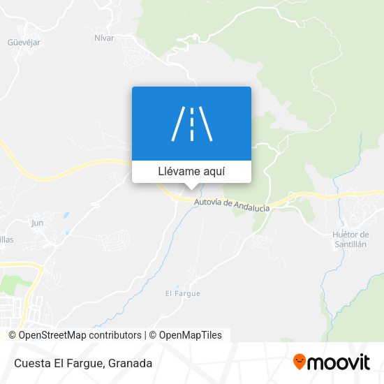 Mapa Cuesta El Fargue