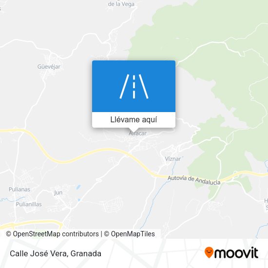 Mapa Calle José Vera