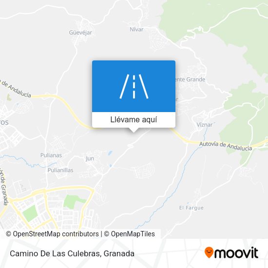 Mapa Camino De Las Culebras