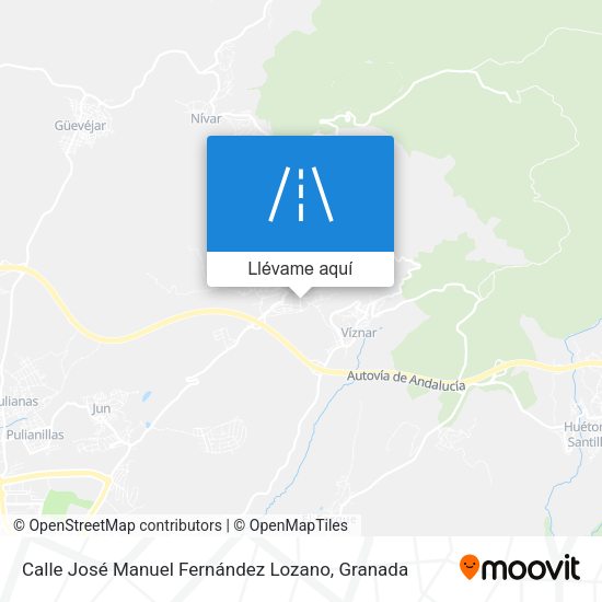 Mapa Calle José Manuel Fernández Lozano