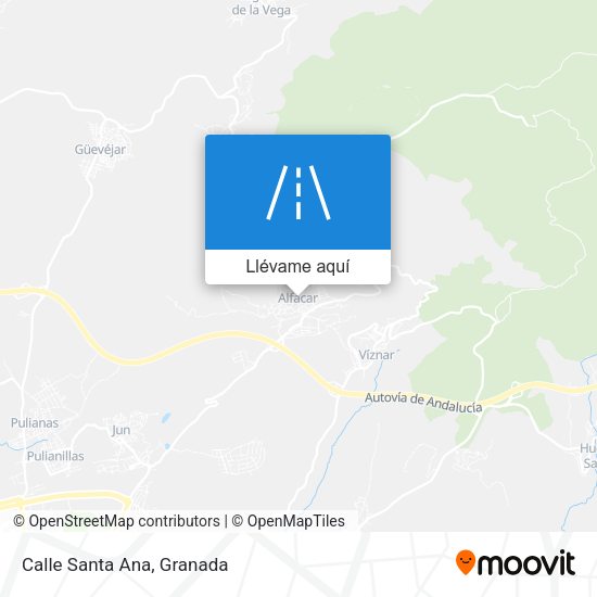 Mapa Calle Santa Ana
