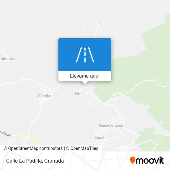 Mapa Calle La Padilla