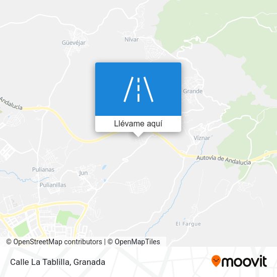 Mapa Calle La Tablilla