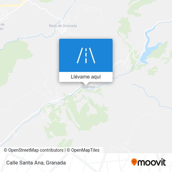 Mapa Calle Santa Ana